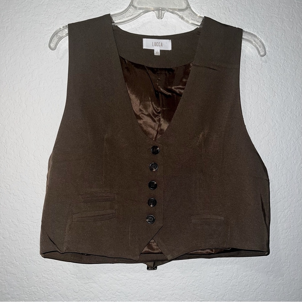 Lucca Brown Women's Vest